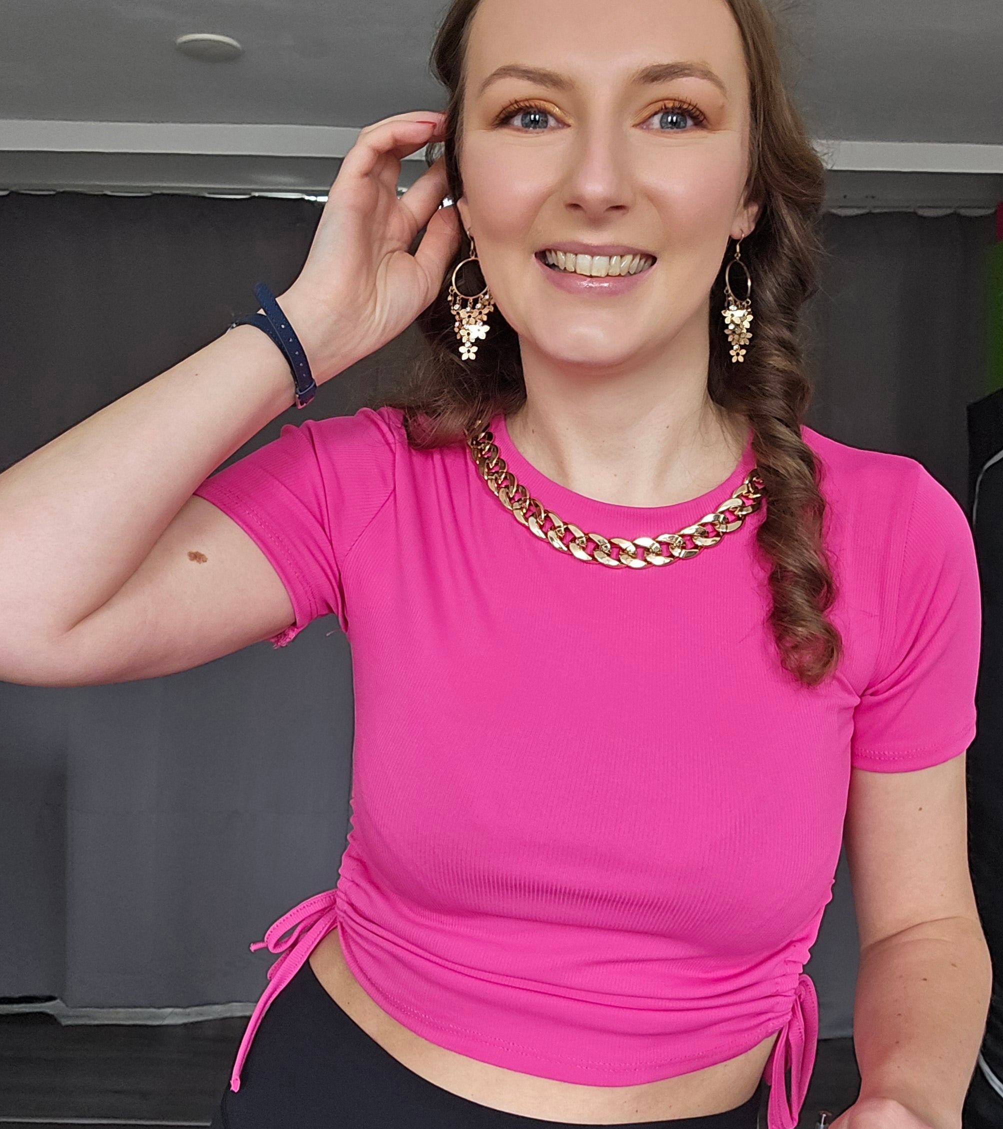Crop - top - fuksja