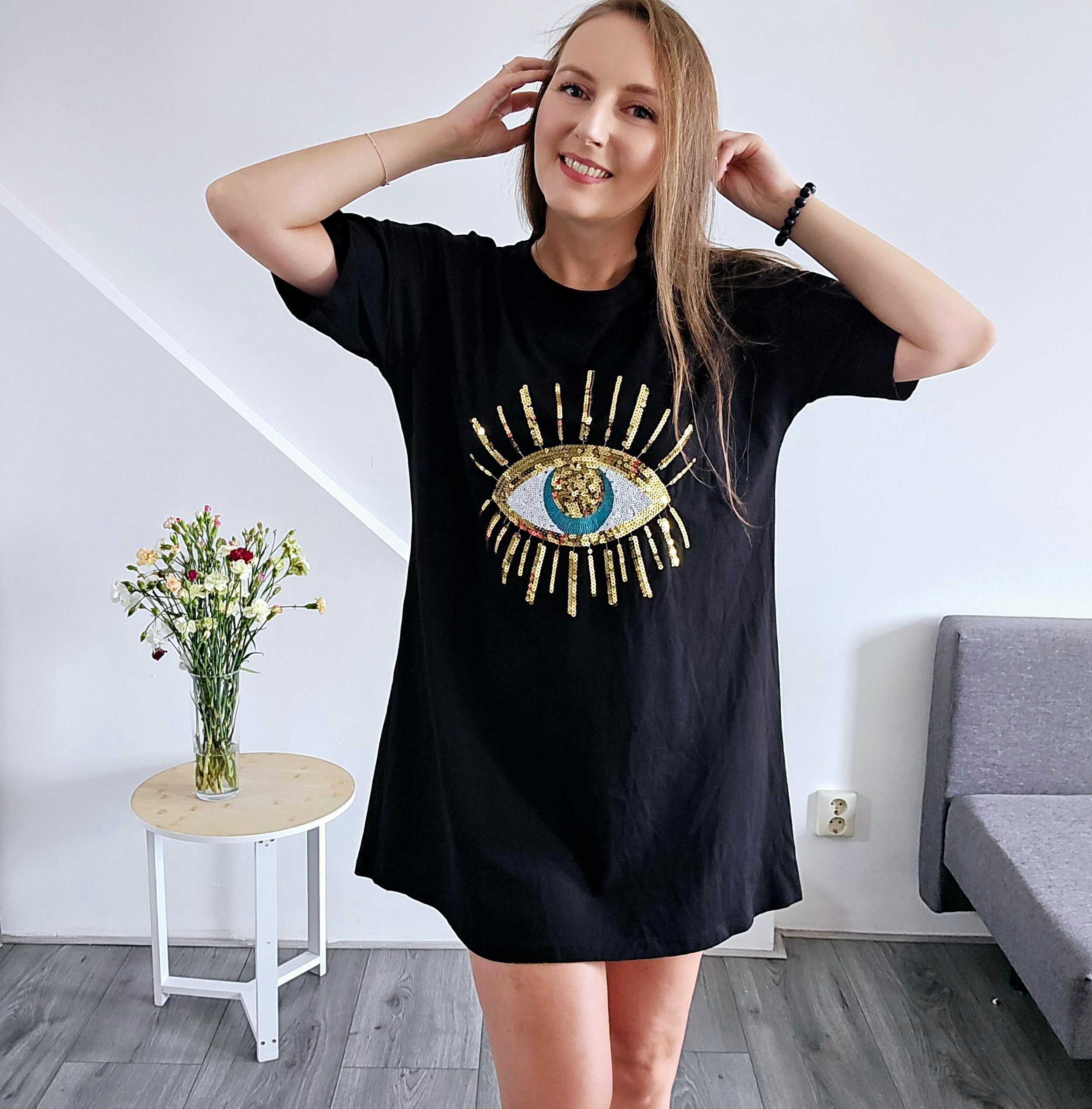Sukienka bawełniana t-shirtowa
