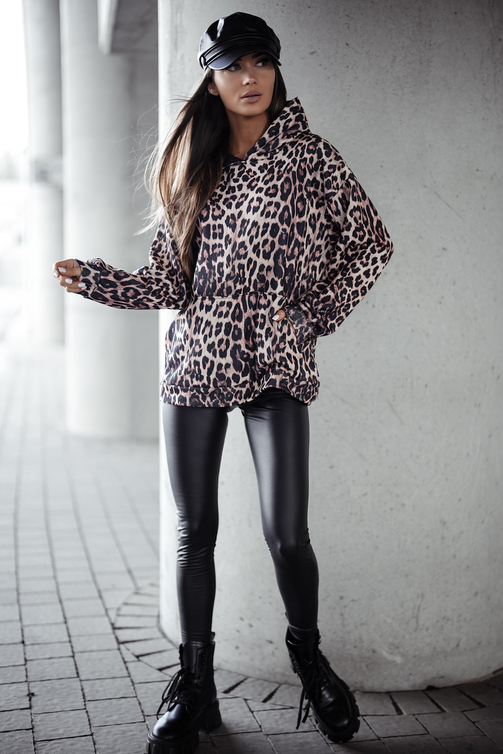 Bluza bawełniana - panterka