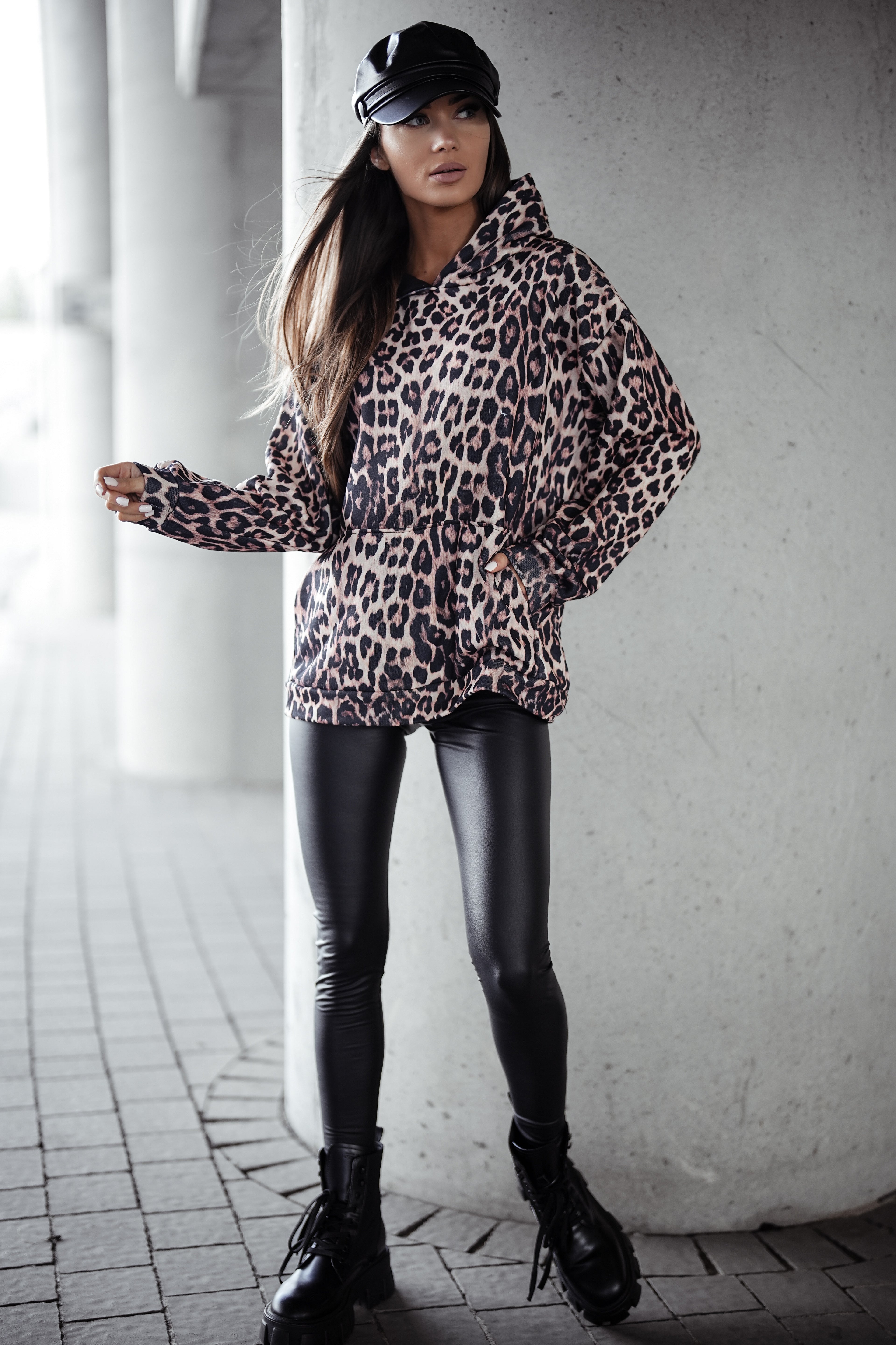 Bluza bawełniana - panterka