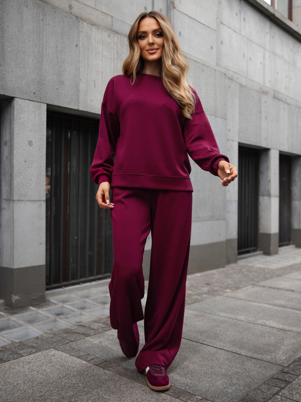 Komplet masełko Classic - bordo