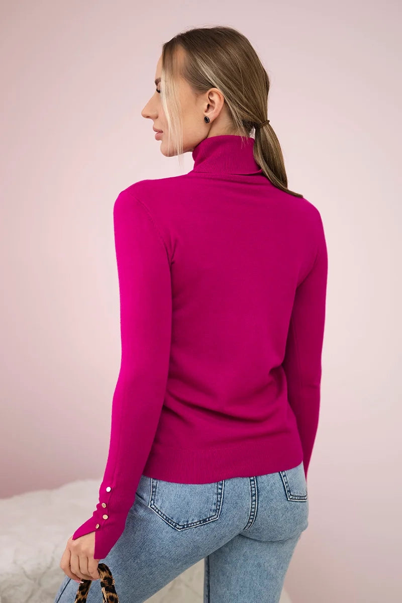 Sweter z golfem