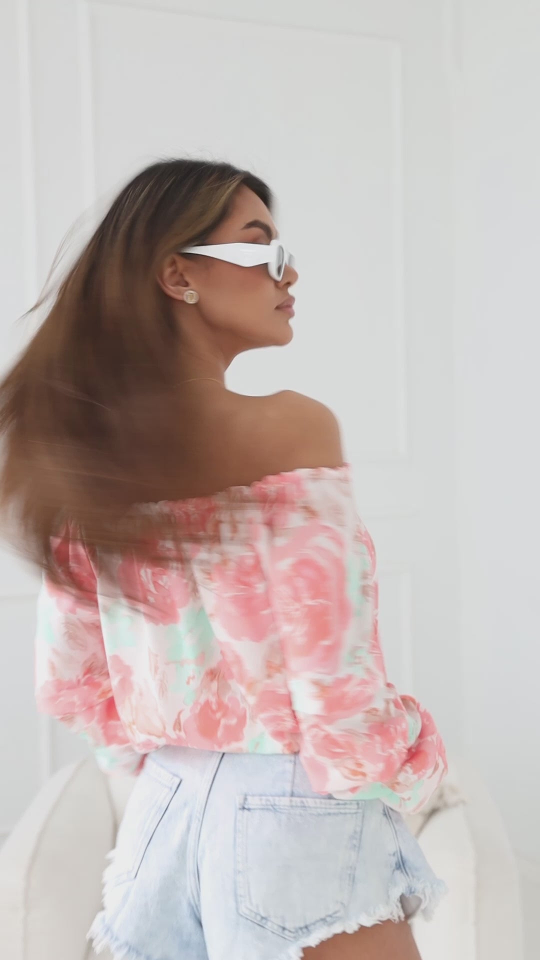 Bluzka hiszpanka Floral Flamenco