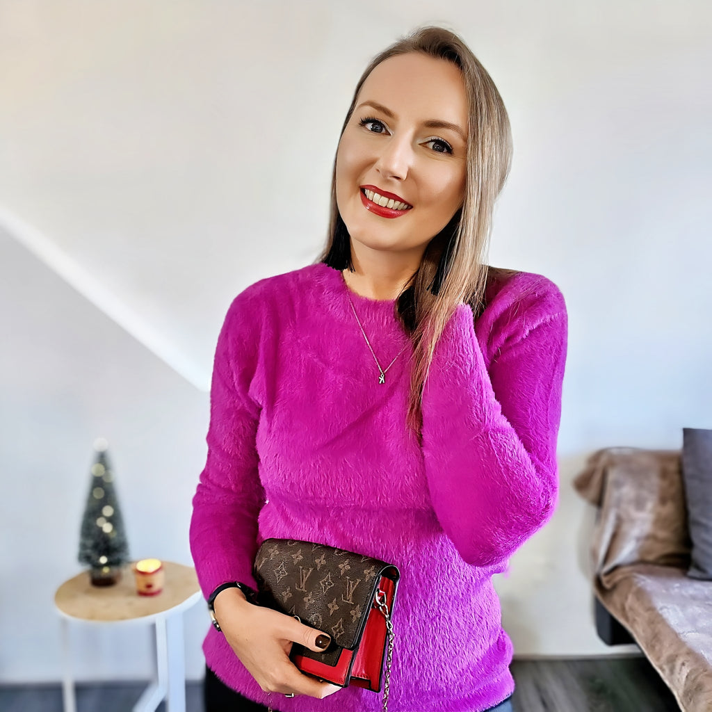 Sweter z włosiem alpaka